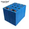 16 pièces 3.2V 200AhNew Grade A cellule de batterie Rechargeable LiFePO4 Cycle profond stockage d'énergie domestique Lithium Ion Phosphate