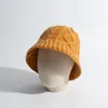 Berets 2023 Panama Warm Winter Women's Bucket Hat For Teens Felt Wool Girl Sautumn And Fashion Black Hip Hop Cap
