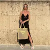 large Beach Straw shopping Bag Designer tote Shoulder Fashion classic woman pochette weekend summer weave Crossbody famous Handbags Lady wallet Purses city bags