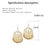 Dangle Earrings Sunspicems Luxury Golden Drop For Women Fashion Morocco Matal Ball Banquet Jewelry France Bride Earring