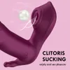 Articoli di bellezza Succhiare vibratori Leccare la lingua Farfalla Riscaldamento Dildo Mutandine Vibratore Stimolatore del punto G Telecomando senza fili Adulto sexy Per