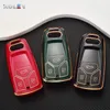 Mode Tpu Auto Afstandsbediening Sleutel Case Cover Shell Voor Audi A4 B9 A5 A6 8S 8W Q5 Q7 4M S4 S5 S7 Tt Tts Tfsi Rs Protector Fob Keyless
