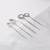 Flatware sets 20 stks mat zilver roestvrijstalen bestek servies set servies diner vorken messen lepels reist zilverwerk