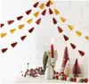 パーティーデコレーション2.5メートルクリスマスハンギングガーランドツリーペーパーバナークリスマス冬の小さな松の年の誕生日の飾り