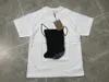 Xinxinbuy Men Designer Tee T Shirt Paris Rabbit Big Letters Drukuj Jacquard Bawełniany krótki rękaw