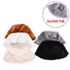 Berets Fashion Faux Fur Winter Winter Bucket Hat لـ Solid Shicay Sways Dark Dark Cap Outdoor Habood Lady Girl Panama