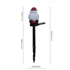 Jullandskap Solar Light Decoration Cartoon Snowman Lawn Outdoor Garden Creative LED GRUNDLAMP