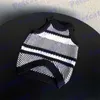 Pets Stripe Tank Top Sweter odzież Modna Zwierzęta Kamizelki Schnauzer Teddy Dogs Bluzs