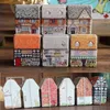 Bottiglie di stoccaggio Mini scatola di metallo Vuota Tin Plate Dream House Contenitore Piccolo regalo per bambini