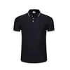 Men's Polos Customized Women's And Casual Solid Color Cotton Polo Shirts Cultural With Embroidery Logo Print Pattern