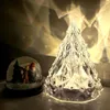 أضواء ليلية عيد الميلاد LED شجرة الماس الكريستال الغلاف الجوي مصباح غرفة المعيش