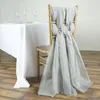 Chair Covers 5Pcs Wedding Chiffon Cover Sashes Hoods For Events Banquet Beach Decorations El Christmas Party Hall Decor