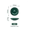 Dinnerware Sets Light Luxury Emerald Phnom Penh Ceramic Tableware Creative Embossed Western Dinner Plate Dishes Spoon Microwave Household