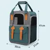 Housses de siège de voiture pour chien, sac à dos de transport pour chat, grande capacité, sacs de Transport pour petits chiens, respirant, Portable, extérieur, Double sac à bandoulière