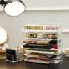 Scatole portaoggetti Organizzatore cosmetico per comò da bagno Camera da letto Organizer per trucchi durevoli Vassoio Joyero Maquillaje