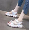 Sandalen Sommer Damen Plateauschuhe Casual Heightening Slope Damen Sport