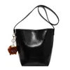 Bolsos de hombro 2021 Mini bolso de cubo Mansur Mujeres Split Cuero Lady Cross Bag2679