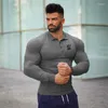 Men's Polos Brand Workout Polo Shirt Collar Men Plus Size Autumn Button Long Sleeve Casual Male Dress Shirts