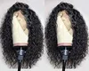 Perucas de renda quente curta Bob Kinky Curly Front Synthetic for Women With Baby Hair Natural Hairle Alta Temperatura 221216