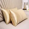 Luxury Imitation silk Pillow Case Envelope Pillowcase Ice Silks Pillowslip Pillow Cover RRC851