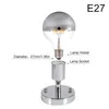 Wall Lamp E27 Base Universal Head 180 Degree Steering High Temperature Resistant Ceramic Screw Bulb Socket With Switch