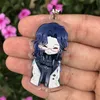 Keychains Lanyards Genshin Impact Fatui Regrator Pantalone Knave Keychain Accessories Key Chain Backpack Pendant Prop Christmas Gift 230103