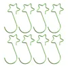 Christmas Decorations 20 Pcs/pack Xmas Wreath Hook Creative Star Metal Family Ornament Home Party Decore Supplies Hanger