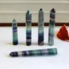 Natural Colorful Fluorite Crystal Quartz Tower Quartzs Point Fluorites Crystals Obelisk Wand Healing Crystal 15 sizes