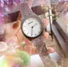 Volledige roestvrijstalen kwarts mode dames horloges 34 mm bijenjurk ontwerper Watch groothandel vrouwelijke geschenken auto date klassieke zakelijke casual polshorloges