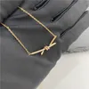 Luxe gouden kettingontwerper zilveren touwketen dames ketting hanger ontwerpt feest hiphop punk kettingen voor herennamen verklaring aangepaste sieraden