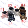 Tasarımcı Evcil Hayvanlar Bib Köpek Giyim Pet Peluş Peluş Eşarp Kış Dış Köpek Bandanas Bichon Teddy Puppy Bibs Aksesuarlar