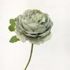 Single Stem Silk Rose Flowers Artificial Tea Poney Roses Fake Flower for Christmas Wedding Anniversary Valentine's Day Home Decoration