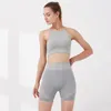 Leggings femininos se adapta ao Yoga Roupfits Shorts Designer de furo de rede Rápula rápida de mangas seco de duas peças #YH40 CAIZ ALTA CAIZ LIFTE