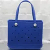 Woman Eva Waterproof Tote Large Shopping Basket Bags Washable Beach Silicone Bogg Bag Purse Eco Jelly Candy Lady Handbags252h