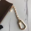 M62650 With box coin purses Leather Holders Purse wallets luxury Designer classic Womens Mens Key Ring Card Holder Mini Wallet 7A quality chain with clasp CardHolder