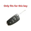 ABS Carbon fiber Silicone Car Key Cover Protector Case For Audi A3 A4 A5 C5 C6 8L 8P B6 B7 B8 C6 RS3 Q3 Q7 TT 8L 8V S3 keychain277s