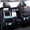 Organisateur de voiture universel siège arrière sac de rangement voyage multi-poches avec plateau de Table pliable support de tablette boîte à mouchoirs accessoires