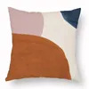 Casse d'oreiller d'impression d'impression aquarelle p￪che ￠ la peau de p￪che en velours coussin canap￩-voiture ￠ la maison Couvrette sans ins￩rer RRC848