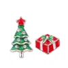 Brincos de garanhão moda fofa Papai Noel, boneco de neve adorável árvore para presentes de natal de Natal acessórios para mulheres meninas