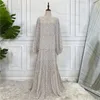 Roupas étnicas Oriente Médio Moda Muslim Vestido Longo abaya Cinturão Plus Size Size Roupas de Oração Islâmica do Ramladã Espanhol Árabe