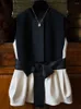 Versons féminins 2023 Design Veste de mode pour femmes filles décontractées de rue cool Black Slim Lady Sleeveless Bow S M L XL # H810