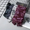 Sous-vêtements imprimés sous-vêtements à la mode pour hommes taille moyenne sexy tendance coréenne boxer shorts personnalité