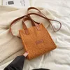 Kvällspåsar Autumn/Winter Minority Unique Design Plush Bag 2023 Women's Messenger Handy Tote