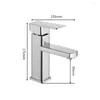 Robinets d'évier de salle de bains, robinet d'eau en acier inoxydable 304 argent, lavabo de comptoir de cuisine froide simple pour l'amélioration de l'habitat