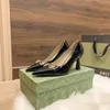2023 Luxury High Heels Leather Sandal Suede Mid-heel 7cm Women Designer Sandals Summer Beach Sexy Wedding Shoes Size 35-42 With Box