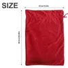 Christmas Decorations Santa Sack Large Candy Stocking Bag Linen Exquisite Extra Wedding With Drawstring Birthday Party Children Xmas Gift