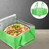 Dinnerware Sets Practical Delivery Bag Insulated Thermal Storage Portable Bento Foil Baking Cake Pizza Takeout Insulation
