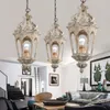 Lampy wiszące Vintage Drewniane światło E27 LAMPA LAMPA LED LAMPĘ na salon sypialnia kuchnia Dekorowanie domu