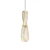 Amerikaanse luxe kristallen hanglampen Europese hanglampen armatuur LED Moderne ovaal glanzende hangende lamp