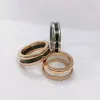 Kadınlar için yeni erkek halkaları moda markası vintage tasarımcı yüzük düğün mücevher hediye aşk yüzük 15 renk